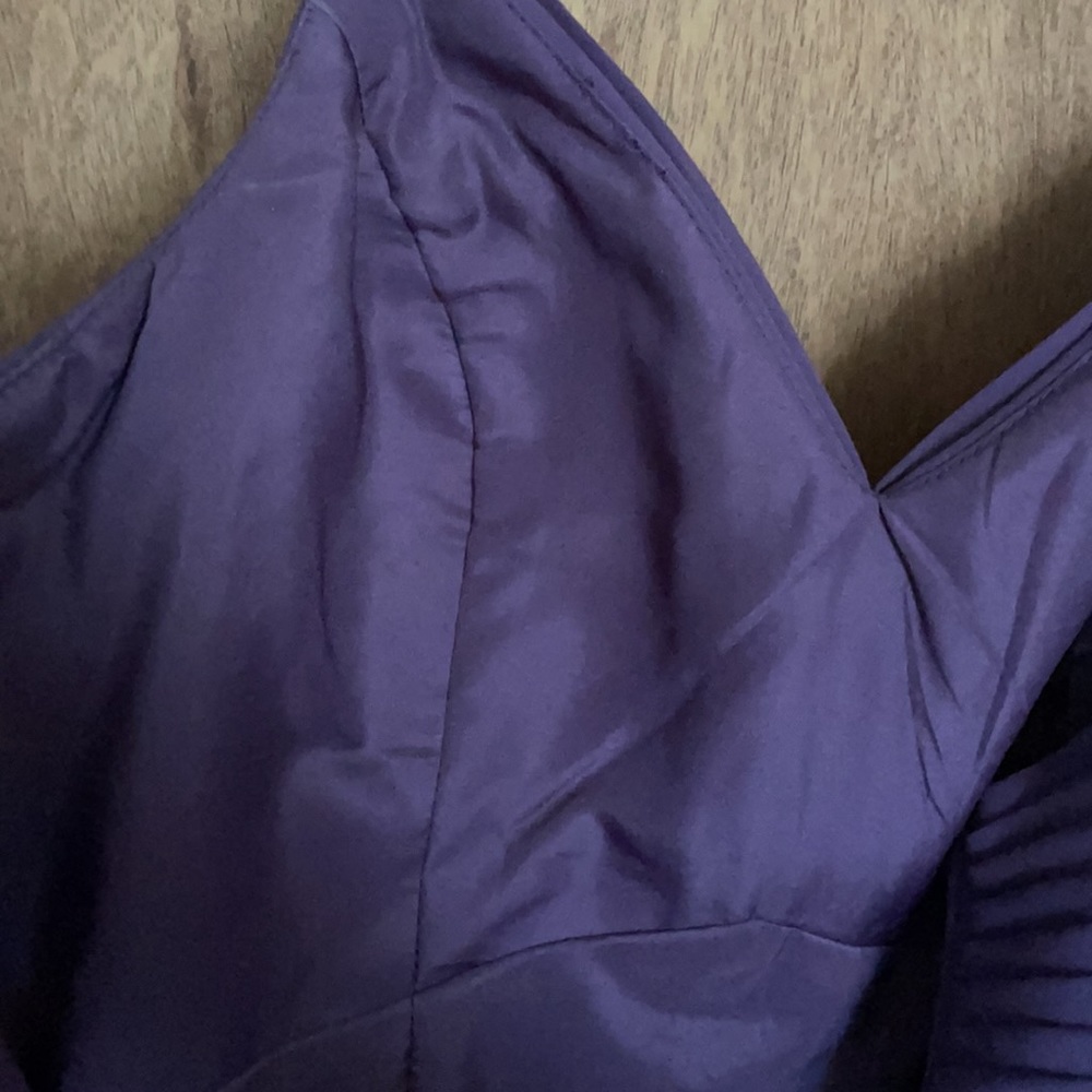 Azazie Plum Bridesmaid Dress - Picture 9 of 11